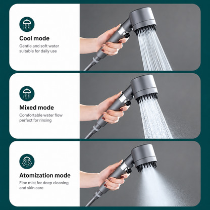 3 Modes Shower Head