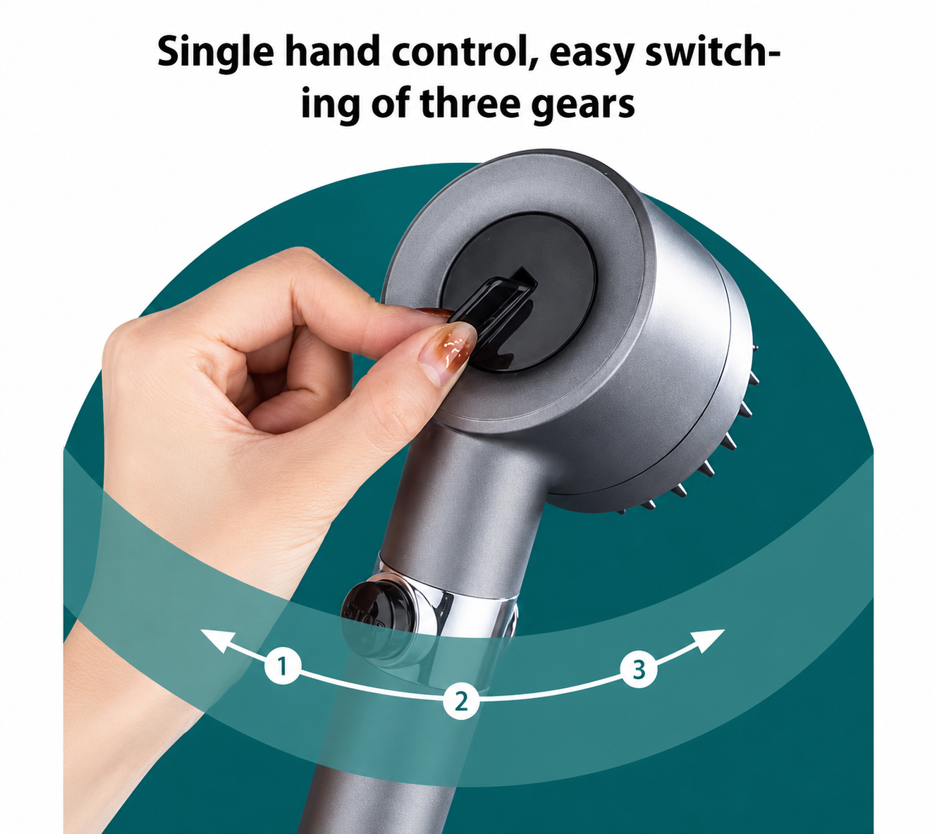 3 Modes Shower Head