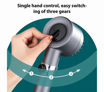 3 Modes Shower Head